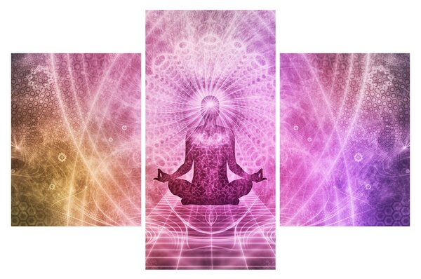 Kép - Meditációs aura (90x60 cm)