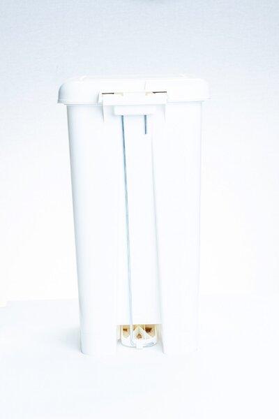 DÜNYA Pedálos szemetes 40 L SLIM fehér 28,5x39x48,5 cm