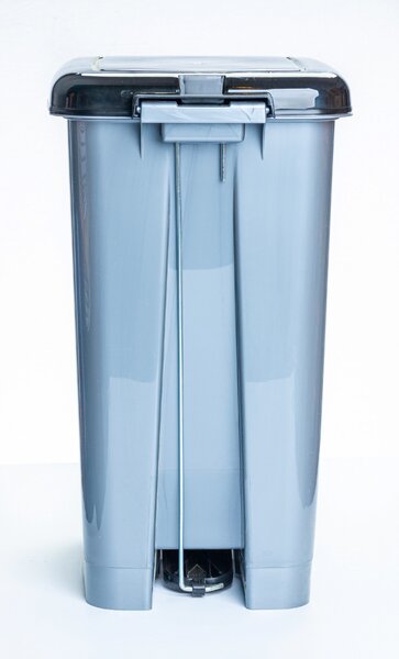 DÜNYA Pedálos szemetes 40 L SLIM szürke 46x37x27 cm