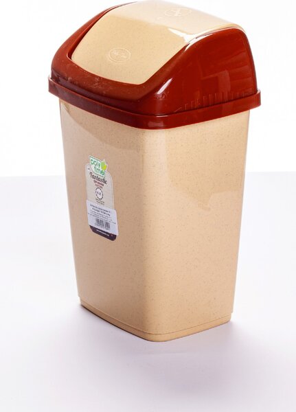 Billenős szemetes 5 L bézs 29x18x14,5 cm