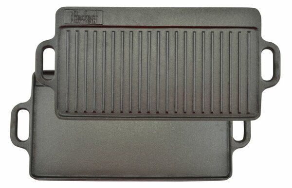 Öntöttvas grill lap (51x24 cm-es)