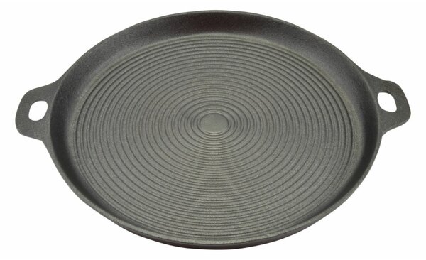 Öntöttvas kerek grill (33 cm-es méret)