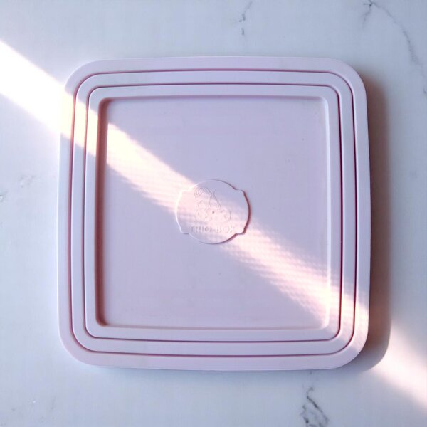 Multibox ételtároló szett 3 részes pink tetővel