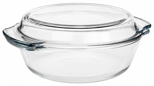 TERMISIL Hőálló edény 1 L kerek 7,6x20,1x16 cm áttetsző