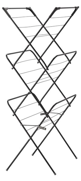 Aldotrade CAMILLA ruhaszárító fekete, 62 x 51 x 136,5 cm