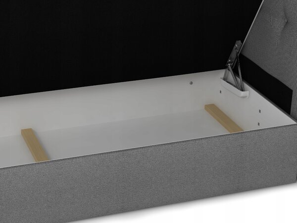 Franciaágy Boxspring 140x200 cm Waller (ágyráccsal és matraccal) (bézs)