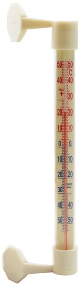 Kültéri 21 cm-es műanyag hőmérő