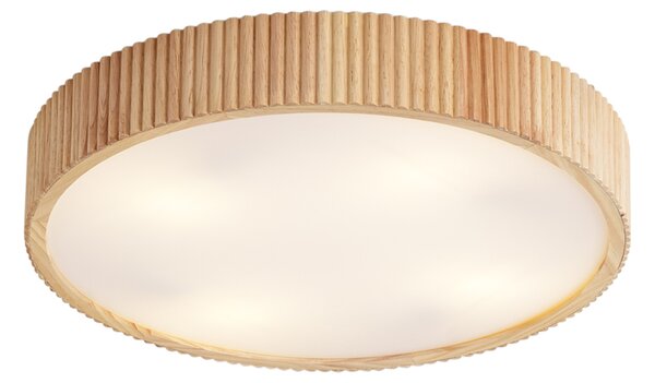 Japandi mennyezeti lámpa fa 50cm 4-lámpás - Lyra
