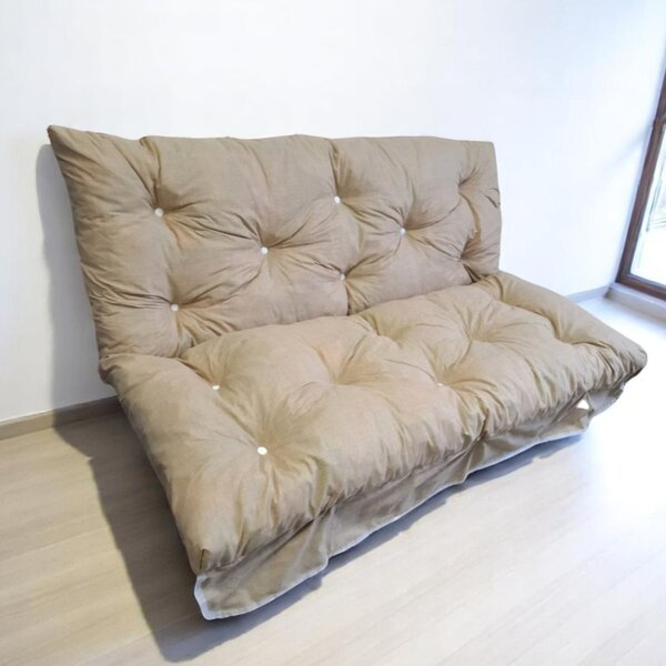 Hintaágy párna 150 cm 3 részes Bézs