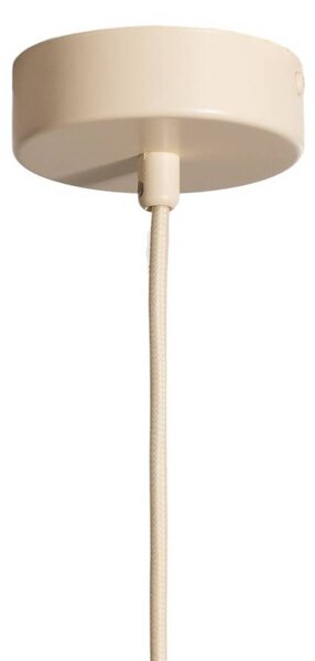 ALDEX Uto lógó lámpa, krém színű/krém színű kábel, átmérő 30 cm, fém, dimmelhető, Krém / borostyánsárga, Nappali / Étkező, fém, Modern