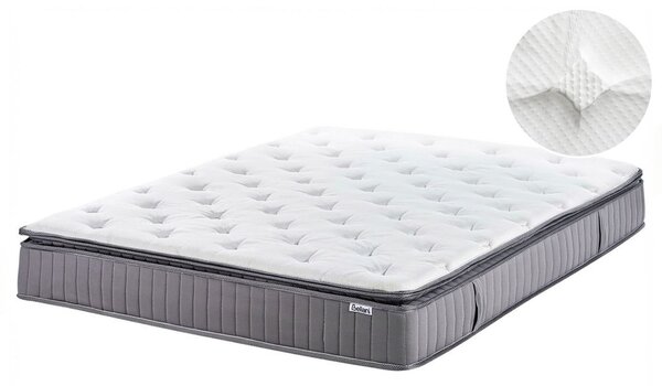 Gél memóriahabos táskarugós matrac COOL HYBRID 7 PRO H2/3 közepes 160 x 200 cm