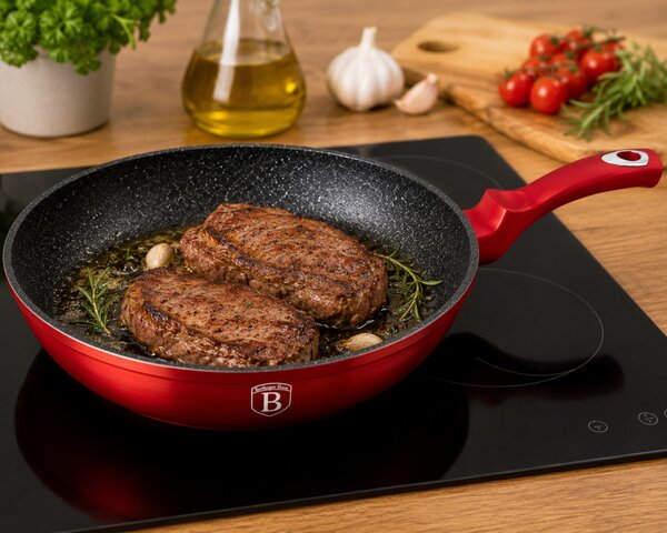 BERLINGER HAUS BURGUNDY Bevonatos serpenyő 20cm