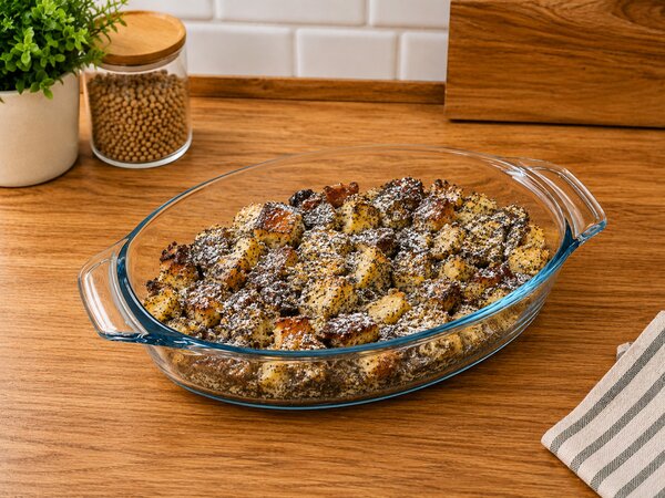 PYREX IRRES Ovális füles sütőtál 2,8 L 35x24x6 cm
