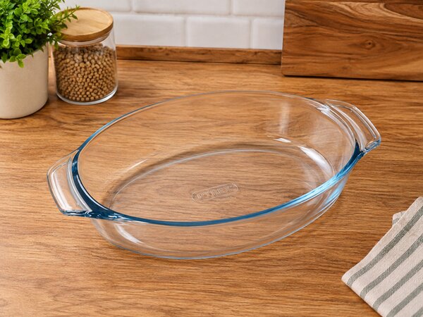 PYREX IRRES Ovális füles sütőtál 2,8 L 35x24x6 cm