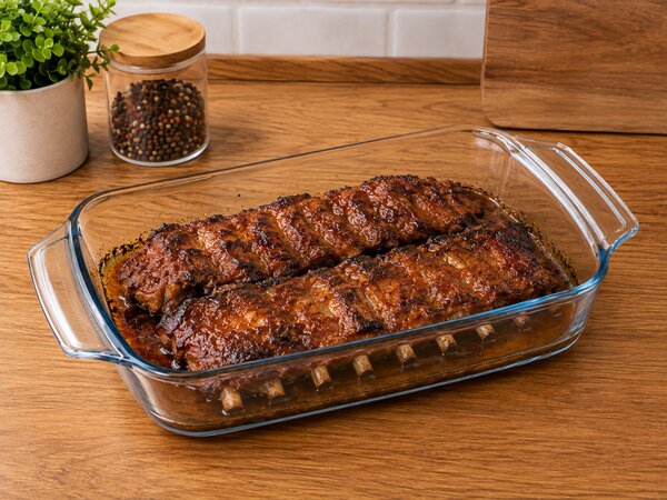 PYREX IRRES Szögletes sütőtál füllel 2,9 L 35x23x6 cm