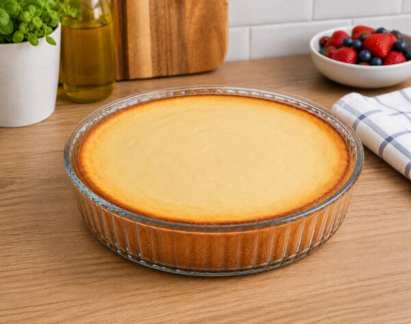 PYREX Kerek üveg sütőforma 2,1 L 26x5,8 cm