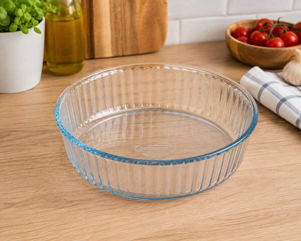 PYREX Kerek üveg sütőforma 2,1 L 26x5,8 cm