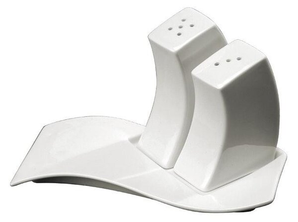 Express ONDA porcelán só-, borstartó + alj