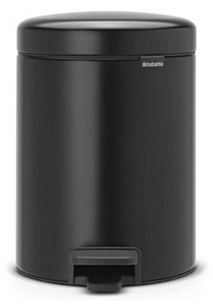 Brabantia PEDAL BIN NEWICON pedálos szemetes 3L 26,4x16,8x23,5 cm fekete matt