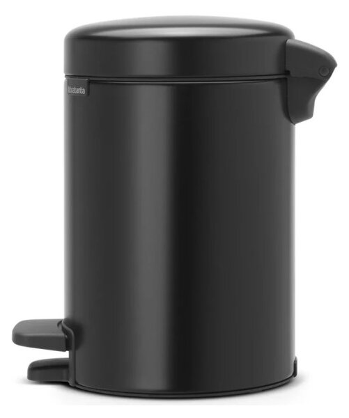 Brabantia PEDAL BIN NEWICON pedálos szemetes 3L 26,4x16,8x23,5 cm fekete matt