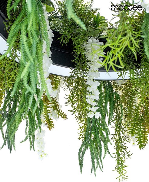 Moosee Gardens Wisteria 50 függő lámpa LED fehér-zöld távirányítóval