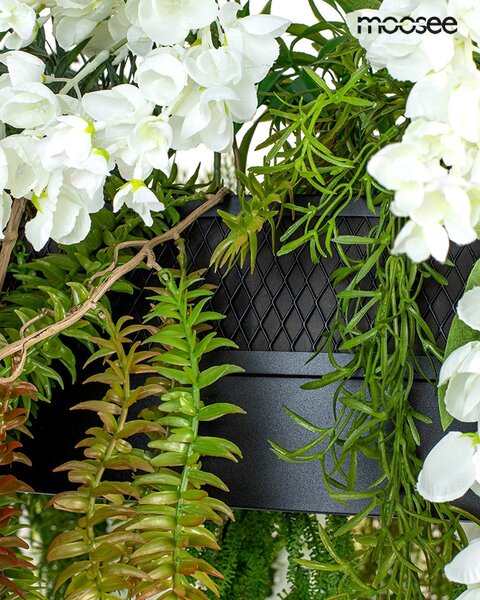 Moosee Gardens Wisteria 50 függő lámpa LED fehér-zöld távirányítóval