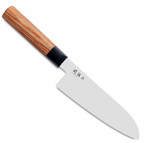 KAI Seki Magoroku Red Wood Santoku szakácskés 17cm (MGR-0170S)
