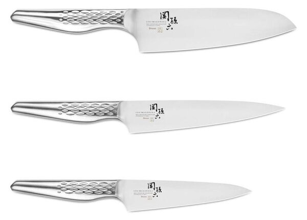 KAI Seki Magoroku Shoso 3 darabos késkészlet (AB-5163 + AB-5161 + AB-5156) (51S-310)