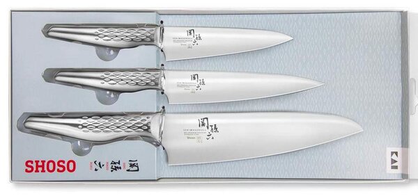 KAI Seki Magoroku Shoso 3 darabos késkészlet (AB-5163 + AB-5161 + AB-5158) (51S-300)