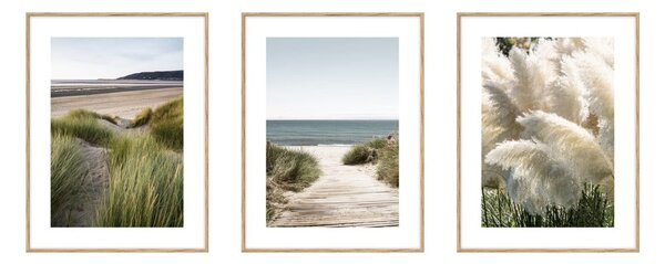 Kép szett 3 db-os 30x40 cm Beach – knor