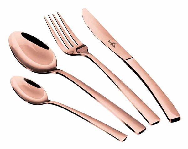 BERLINGER HAUS 24 részes evőeszköz készlet, szatén rose gold