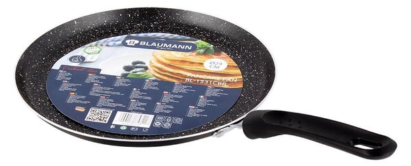 BLAUMANN palacsintasütő 24cm FEKETE INDUKCIÓS /BL-1531MB/