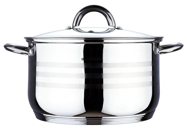 Blaumann GOURMET LINE rozsdamentes fazék üvegfedővel 1,8 L (BL-1018)