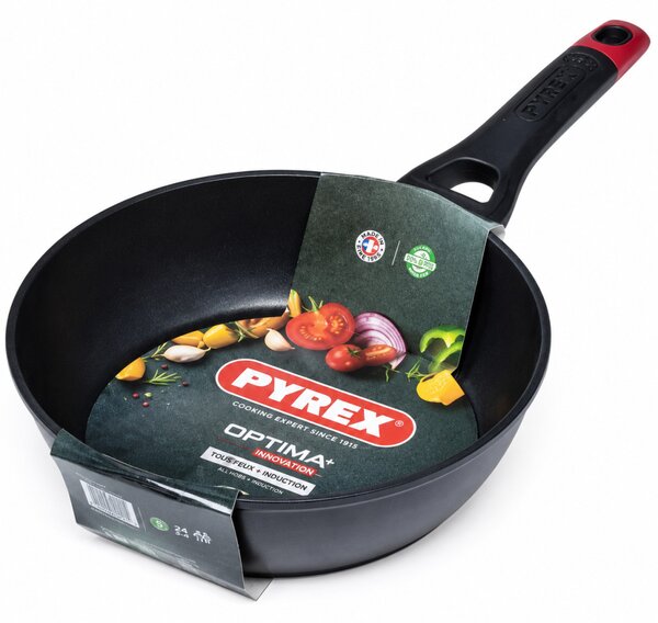 PYREX OPTIMA PLUSZ Bevonatos mély serpenyő 24 cm INDUKCIÓS