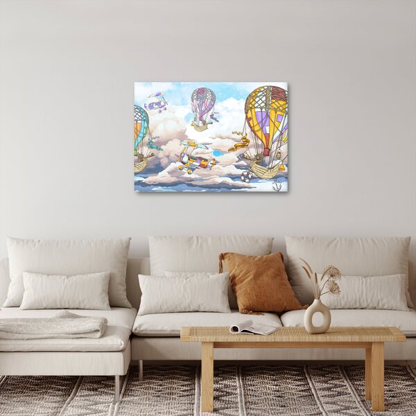 Kép - Expedíció a felhőkben (70x50 cm)