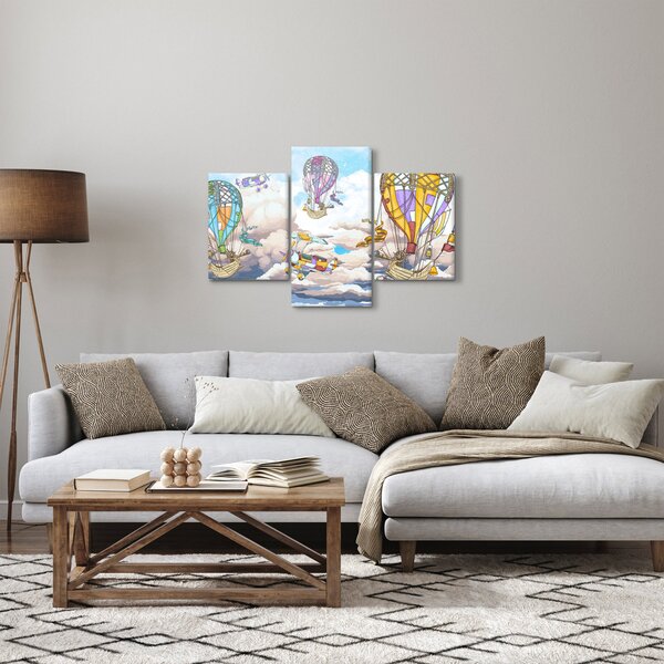 Kép - Expedíció a felhőkben (90x60 cm)
