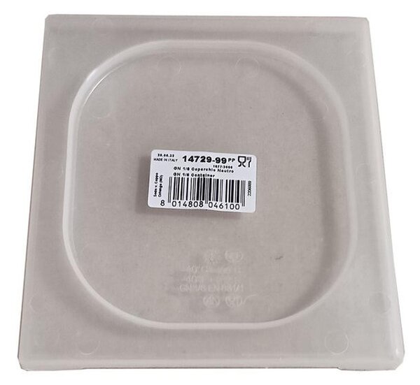 Paderno PP GN 1/6 fedő trans 17,6x16 cm