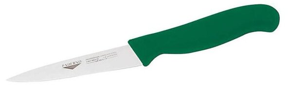 Paderno rozsdamentes szakácskés 11 cm zöld nyél