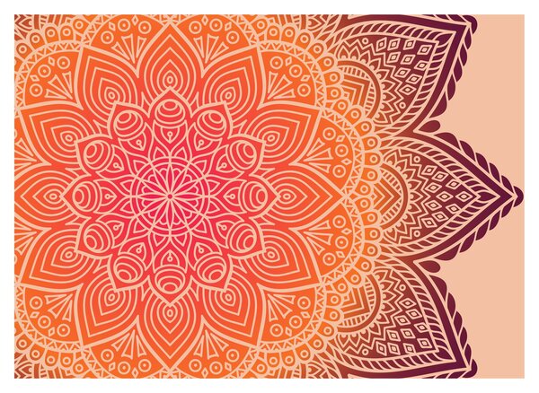 Kép - mandala art (70x50 cm)