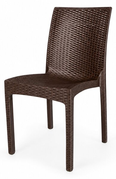 BAREL rattan szék barna 87x44x44 cm
