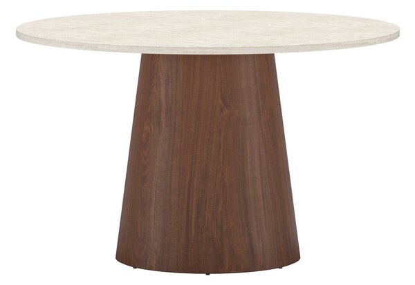 Asztal Dallas 3740, 75cm, Barna, Bézs