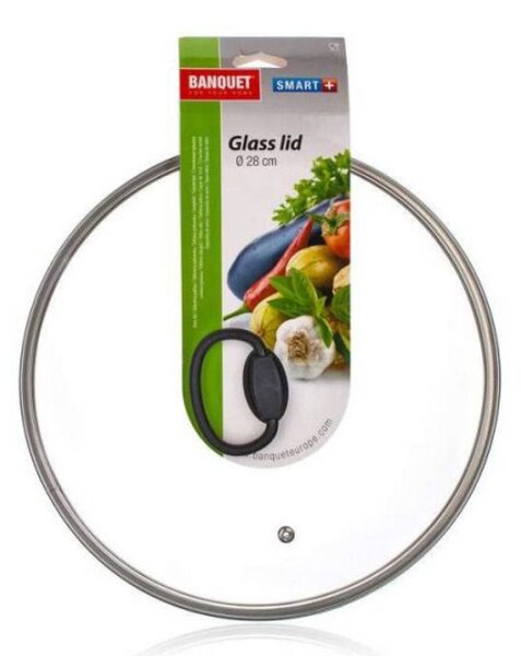 BANQUET Smart Plusz üvegfedő 28 cm