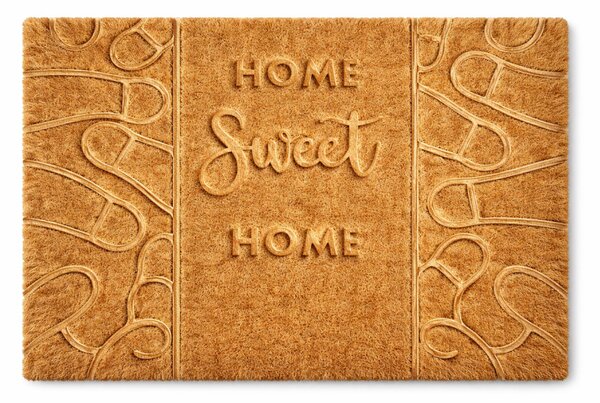 Lábtörlő HOME SWEET HOME felirattal kókuszrost 40x60 cm