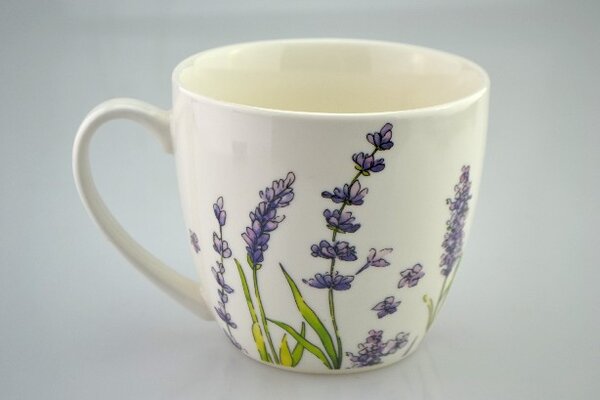 BÖGRE PORCELÁN 470ML LEVENDULA ÁTM:10CM M:9,5CM