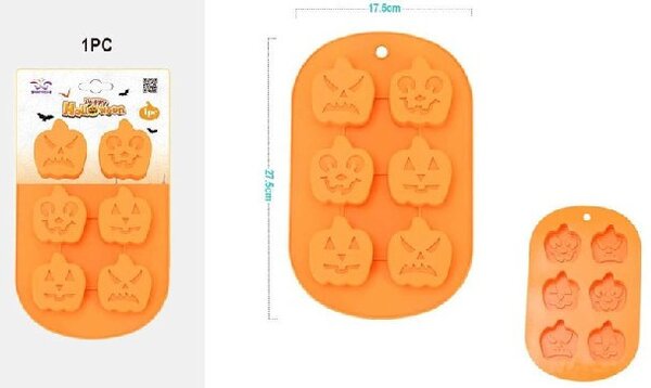 SÜTŐFORMA SZILIKON 17,5X27,5CM HALLOWEEN