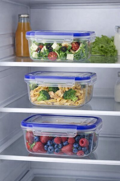 DÜNYA Ételtartó szögletes 3 db-os szett 400 ml 800 ml 1400 ml
