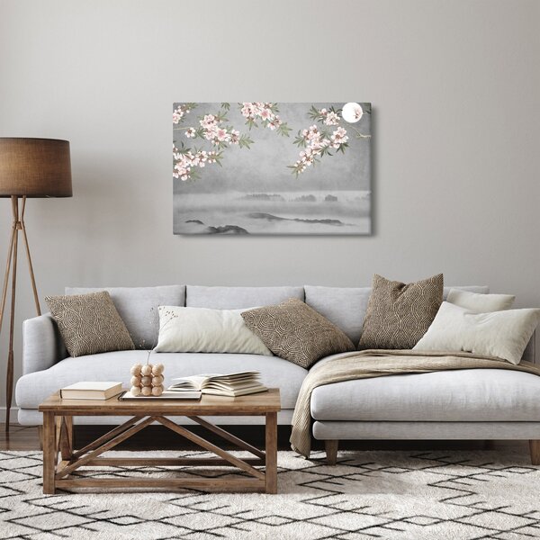 Kép - Hold a táj felett (90x60 cm)