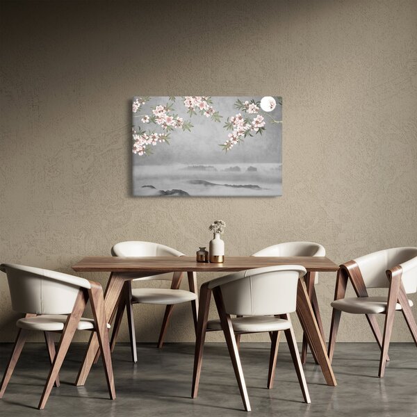 Kép - Hold a táj felett (90x60 cm)