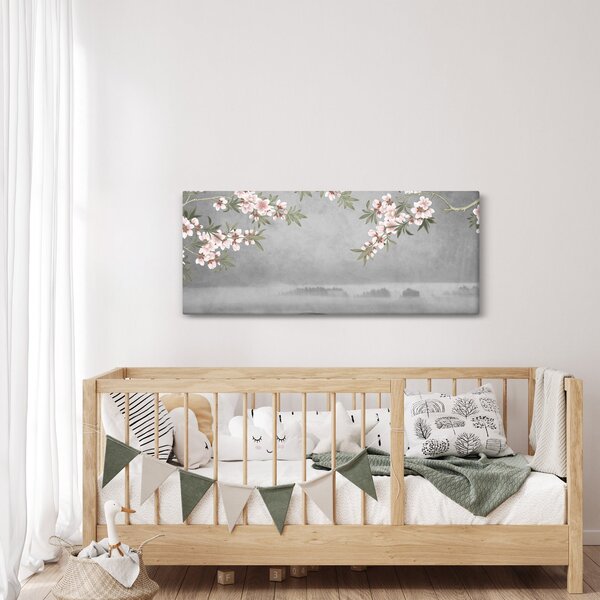 Kép - Hold a táj felett (120x50 cm)