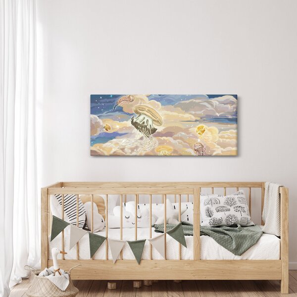Kép - mennyei medúza (120x50 cm)